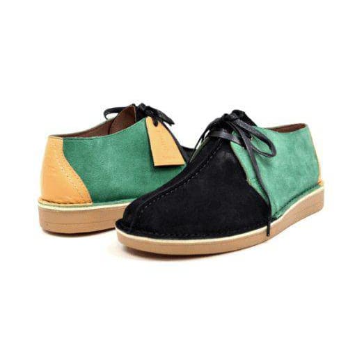 British Walkers Kingston Suede Sneakers in Jamaica Colors - Don't Panic Shoes