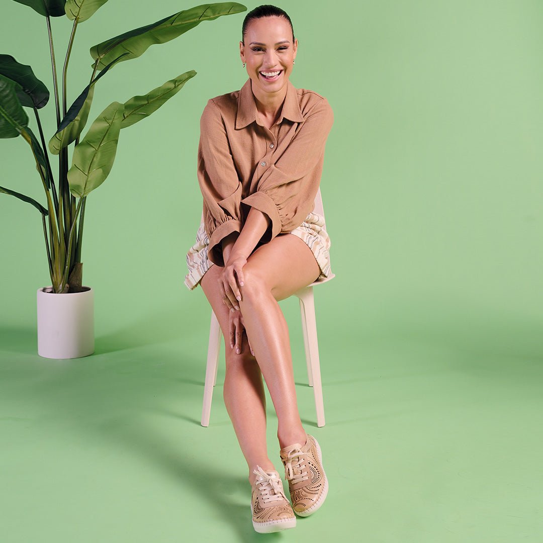 Jumilla Leather Sneakers for Women: Everyday Footwear with Purpose - Don't Panic Shoes