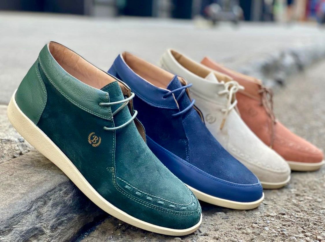 Men’s Fashion Must-Have: Johnny Famous Suede High Tops - Don't Panic Shoes