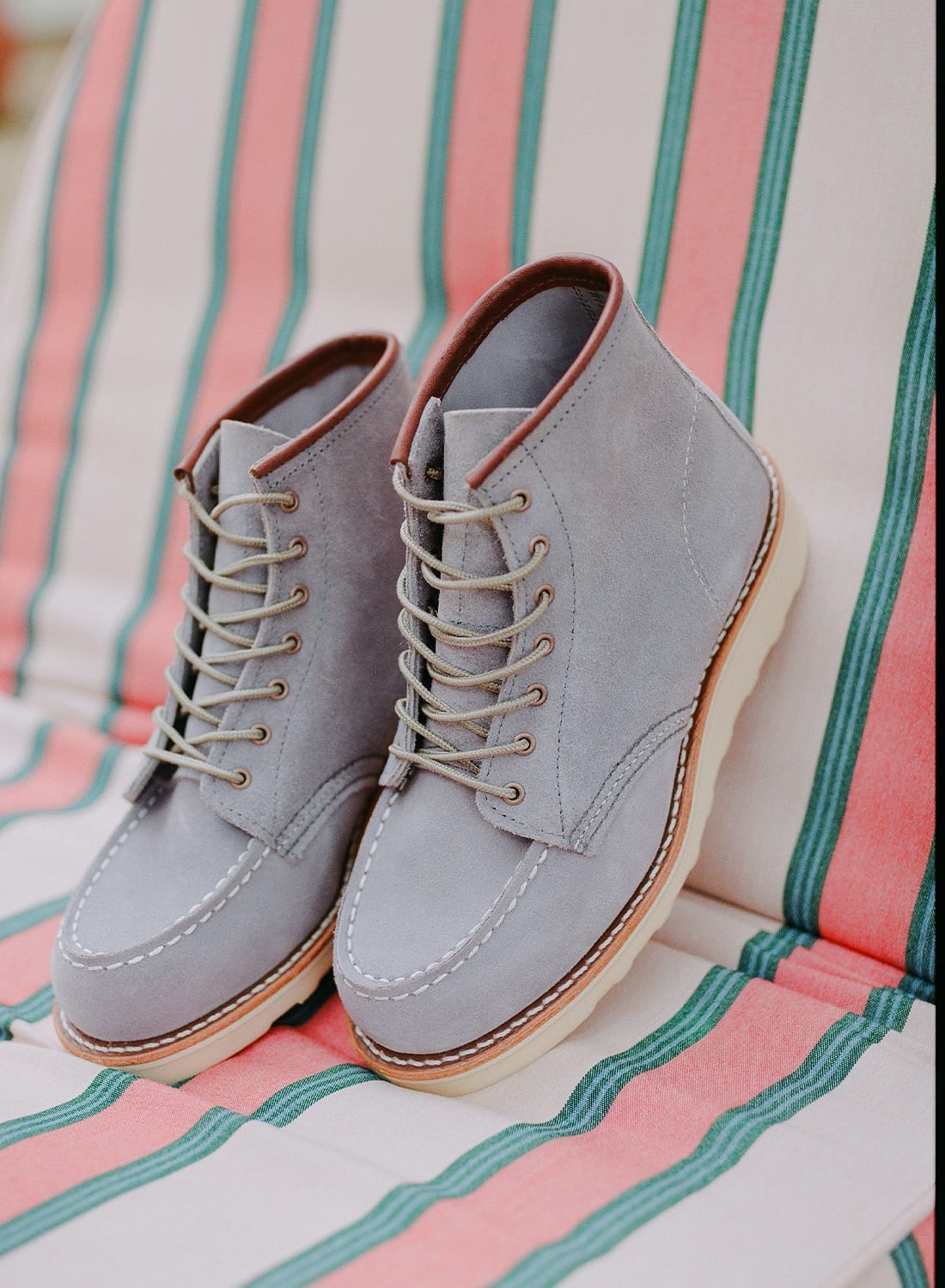 Women’s Red Wing Heritage 3378 Gray Leather Boots