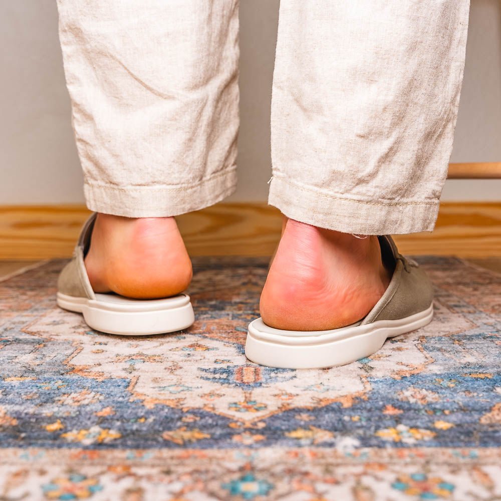 06 - 112 - Gry Soro Sueded Italian Goatskin Mule Grey Shop by Zelli Italia – Don't Panic Shoes