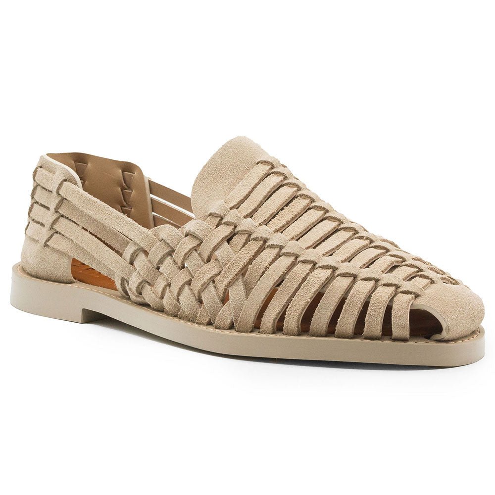 06 - 115 - Snd Sandali Woven Leather Slip - On Sandal, Sand by Zelli Italia – Don't Panic Shoes