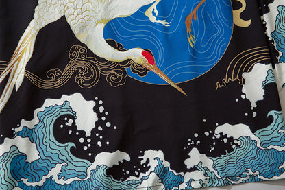 Niepce YC6312 Crane Hunter Kimono