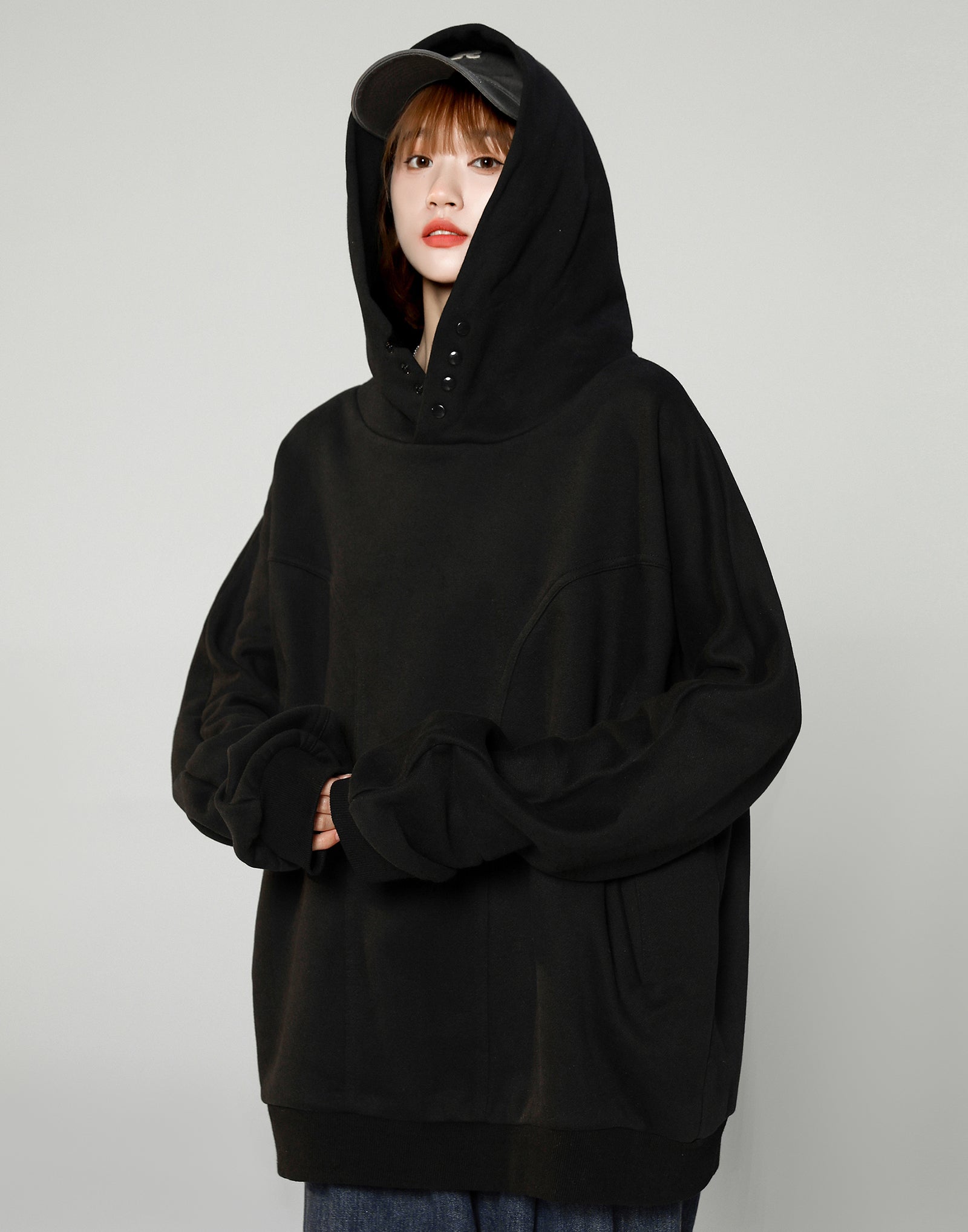 Niepce Women's Casual Hidden Hoodie