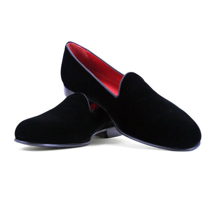 10 - 102 - Blk Velvet Tux Shoe, Black Shop by Zelli Italia – Don't Panic Shoes