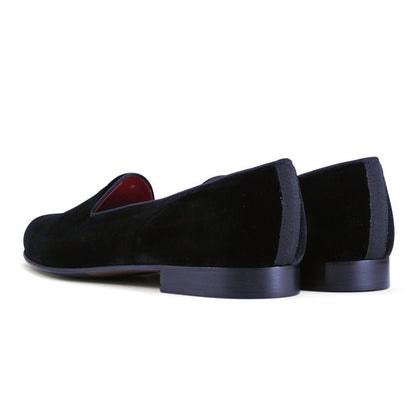 10 - 102 - Blk Velvet Tux Shoe, Black Shop by Zelli Italia – Don't Panic Shoes