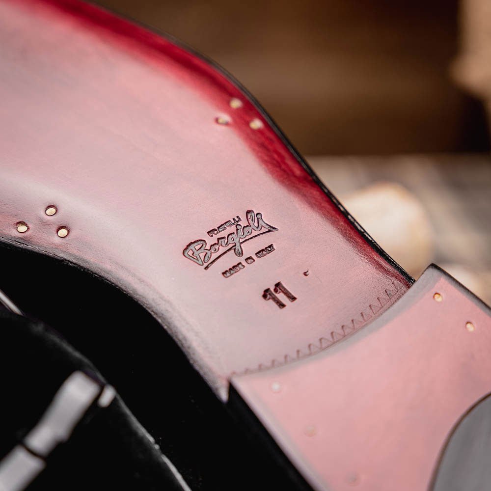 10 - 120 - Blk Arco Velvet Tuxedo Shoe, Black Sale by Zelli Italia – Don't Panic Shoes