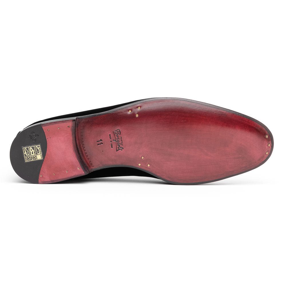 10 - 120 - Blk Arco Velvet Tuxedo Shoe, Black Sale by Zelli Italia – Don't Panic Shoes