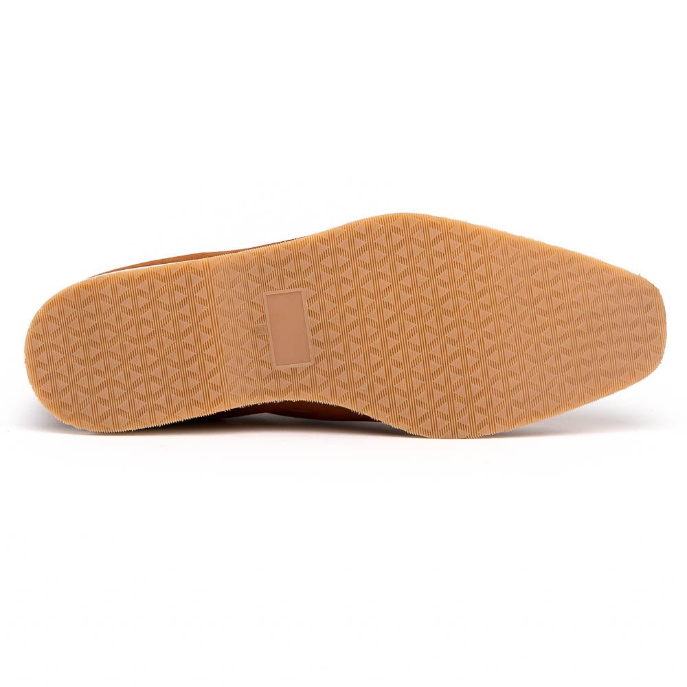 11 - 020 - Cgn Meo 3 Sueded Goatskin Penny Loafer, Cognac Shop by Zelli Italia – Don't Panic Shoes