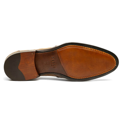 11 - 201 - Tpe Roma Crocodile Penny Loafer, Taupe by Zelli Italia – Don't Panic Shoes