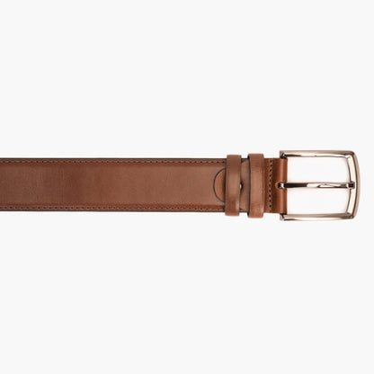 The Bogota Brown Calfskin Belt