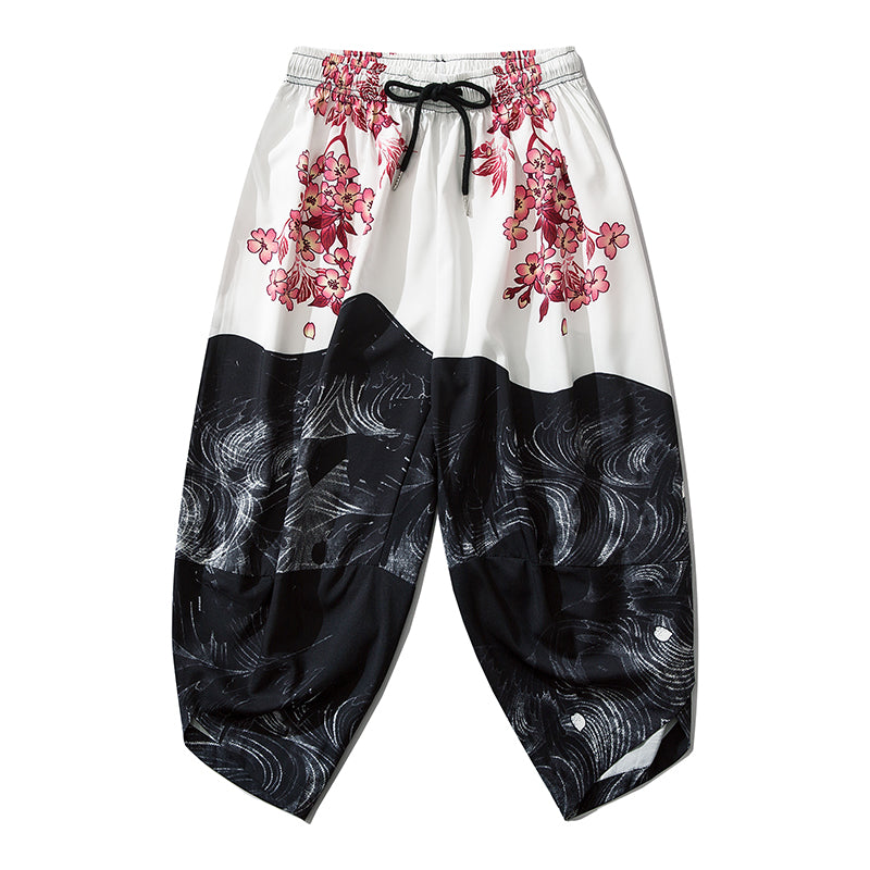 Niepce YC135 Pink Flowers Lightweight Pants