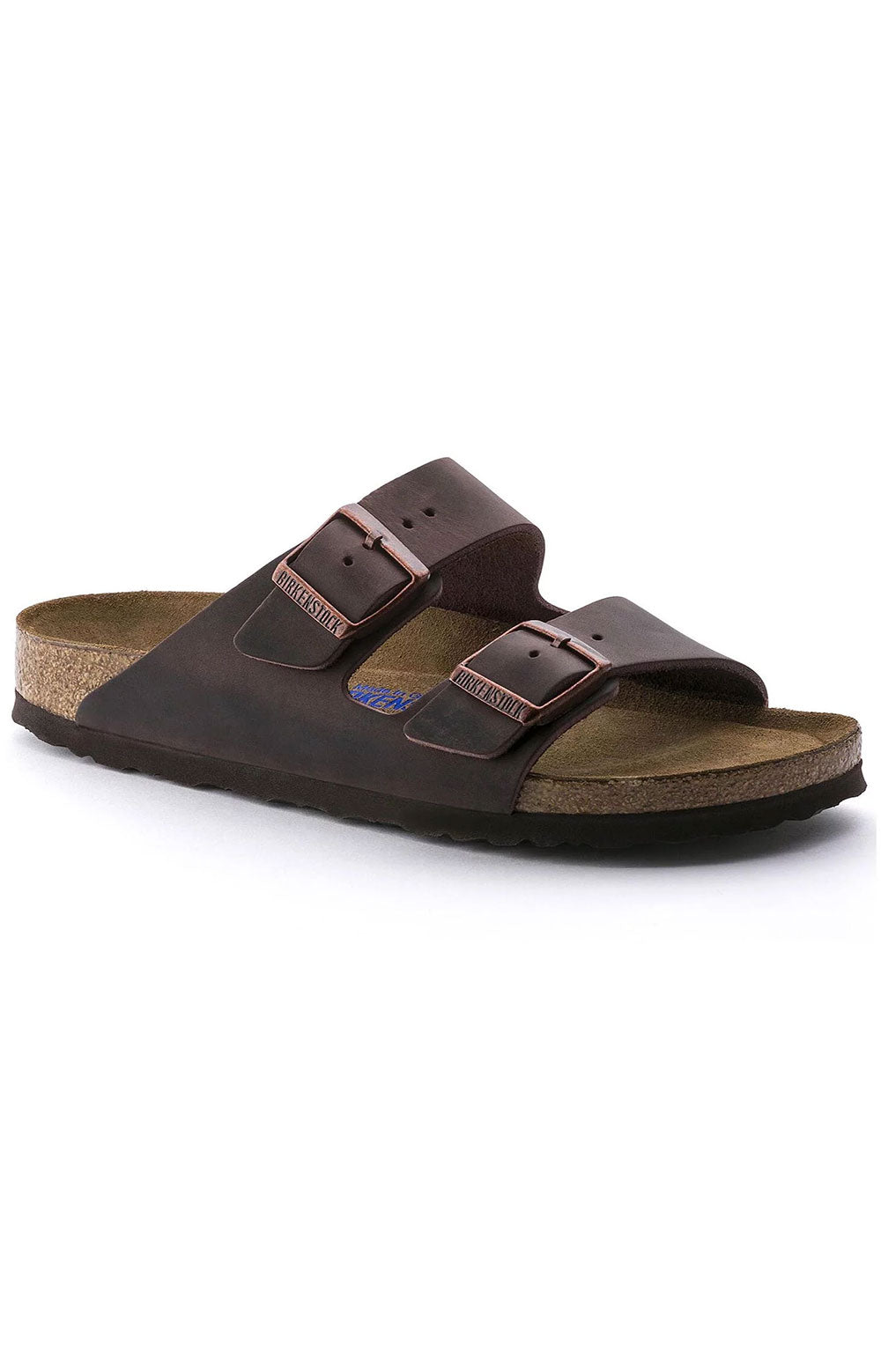 Buy Birkenstock Arizona Soft Footbed Sandals Oiled Nubuck Habana - Shoes from Don’t Panic Shoes | Best Prices & Fast Shipping