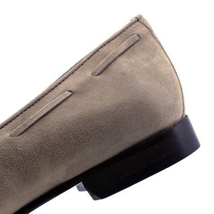 16 - 580 - Bon Naples Italian Kid Suede Tassel Loafer, Bone Shop by Zelli Italia – Don't Panic Shoes