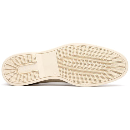 16 - 621 - Bon Livorno Sueded Italian Goatskin Loafer Bone Shop by Zelli Italia – Don't Panic Shoes