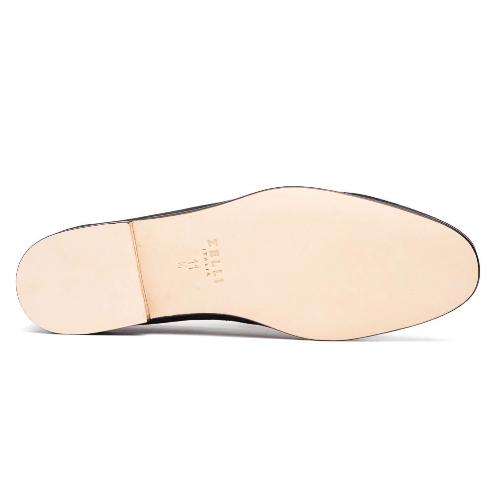 16 - 672 - Gry Tippa Suede And Calfskin Penny Loafers Grey Sale by Zelli Italia – Don't Panic Shoes