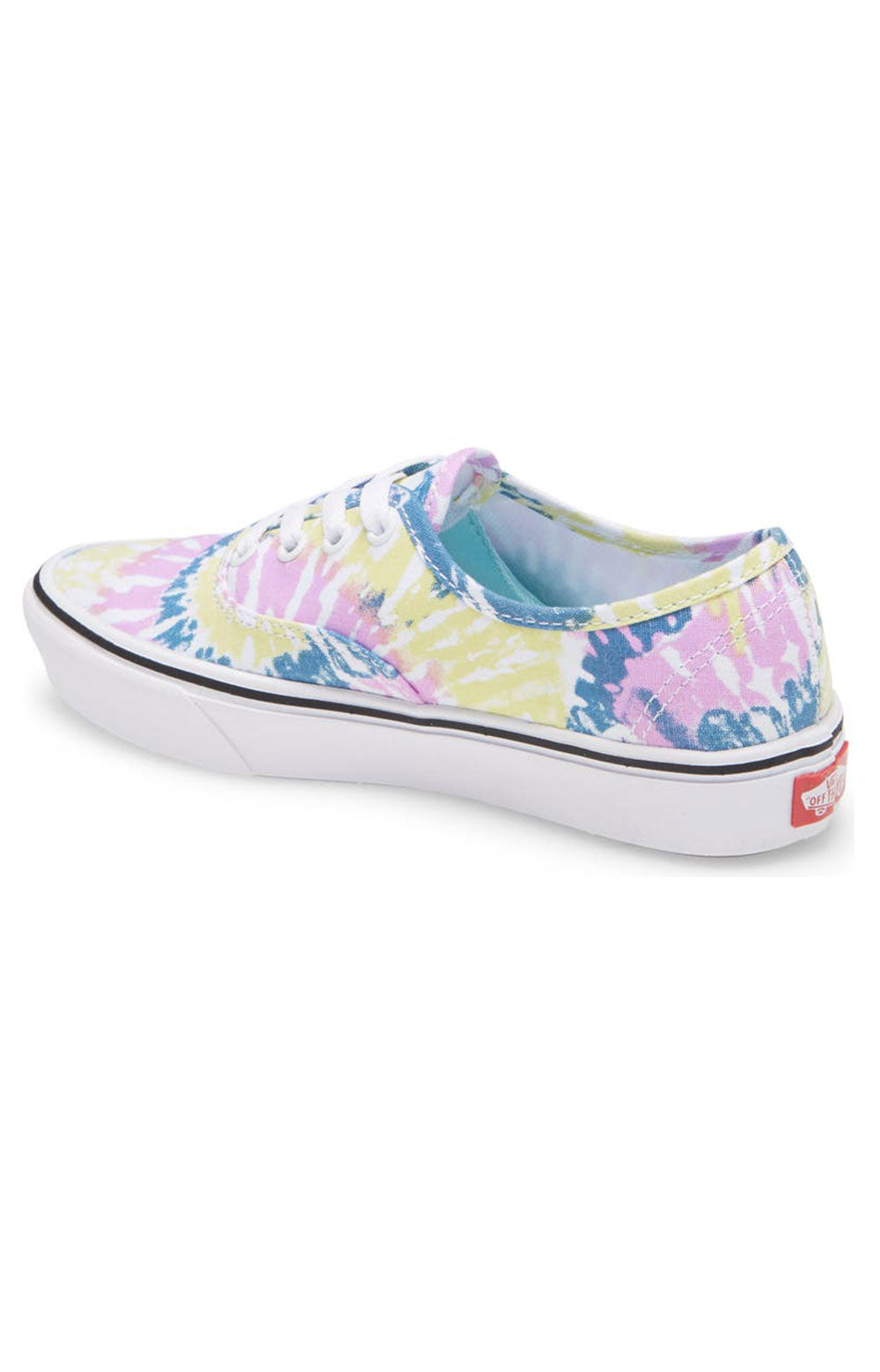 Comfortable and stylish Tie-Dye ComfyCush Authentic Shoes in Orchid/True White