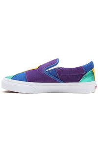 Thumbnail for Pride Classic Slip-On Shoes in Patchwork design, featuring vibrant colors and comfortable fit for all-day wear