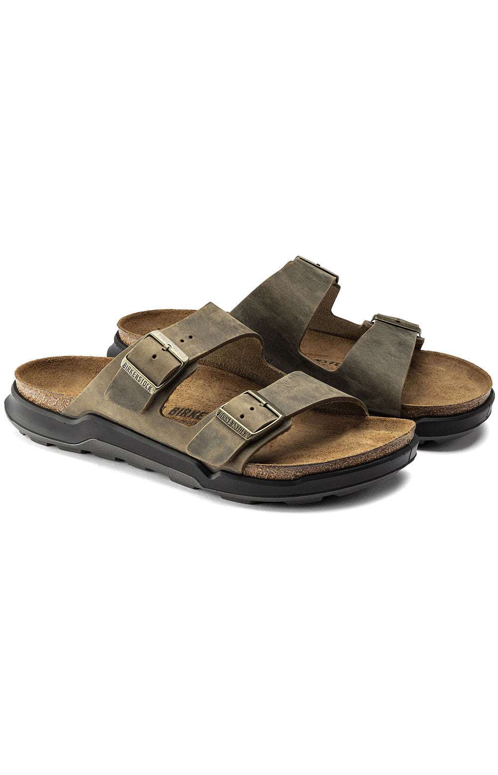 Buy Birkenstock Arizona Ct Sport Sandals Women’S Oiled Nubuck Faded Khaki - Sandals from Don’t Panic Shoes | Best Prices & Fast Shipping