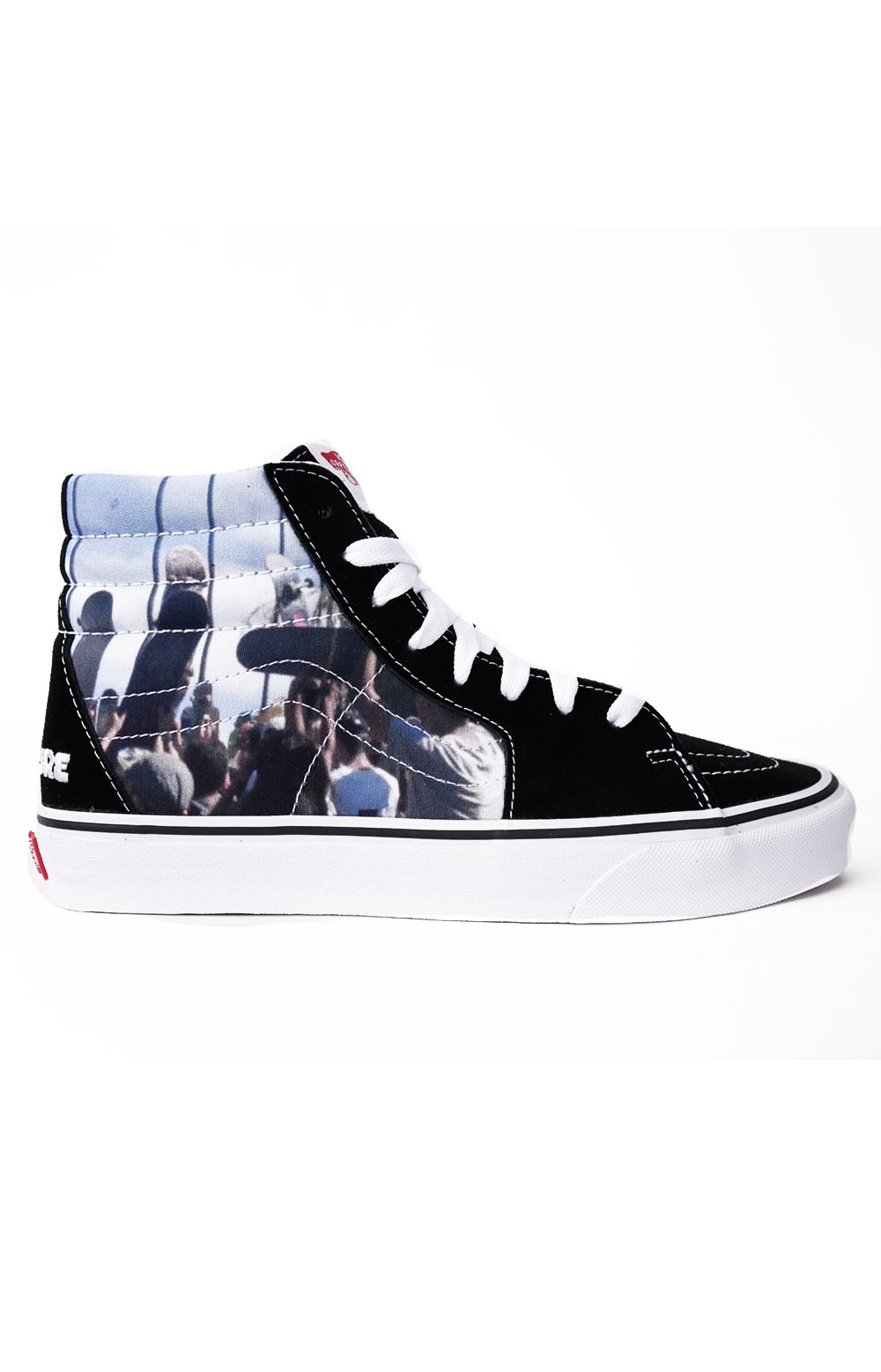 KRHA55 Moca Sk8-Hi Shoes - Frances Star: High-top skate shoes with star pattern and Moca branding