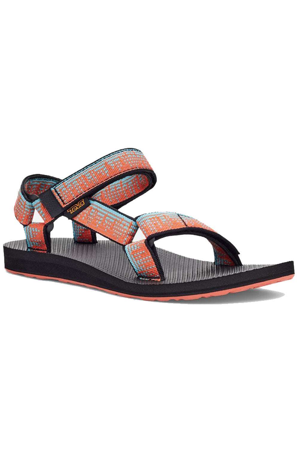 Alt text: (1003987) Original Universal Sandals in a vibrant atmosphere carrot and blue mirage color scheme, ideal for outdoor adventures and casual wear