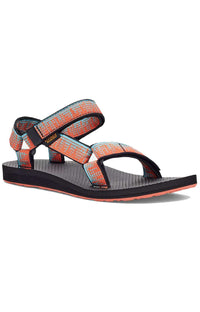 Thumbnail for Alt text: (1003987) Original Universal Sandals in a vibrant atmosphere carrot and blue mirage color scheme, ideal for outdoor adventures and casual wear