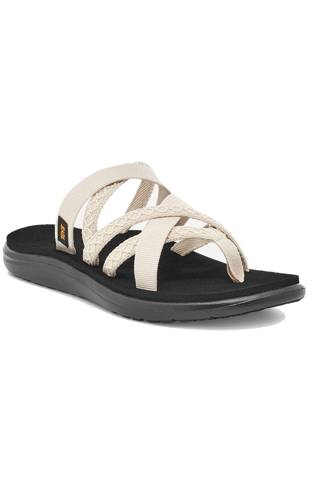 White Swan Voya Zillesa Sandals by Voya, featuring Mahani design