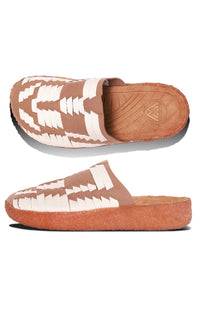 Thumbnail for Stylish Thunderbird Suede Vegan Leather Sandals in rich Walnut color