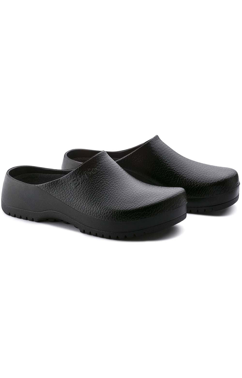 Super-Birki Sandals in black color with slip-resistant and waterproof design