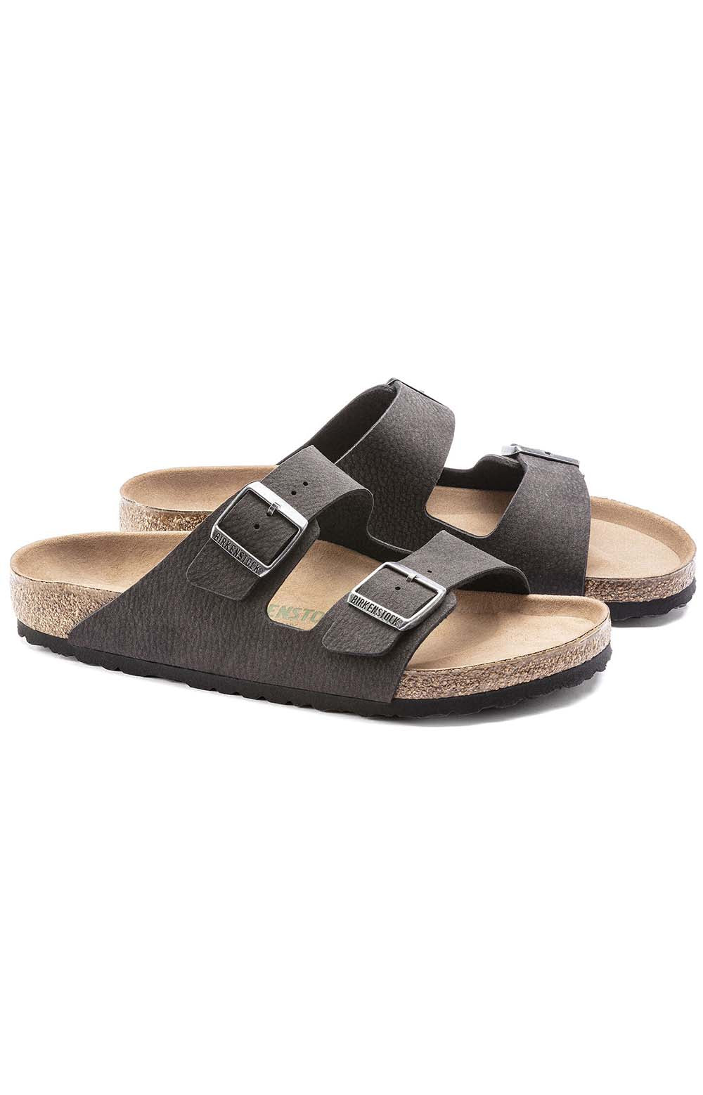 Buy Birkenstock Arizona Vegan Sandals Women’S Textile Desert Dust Black - Sandals from Don’t Panic Shoes | Best Prices & Fast Shipping