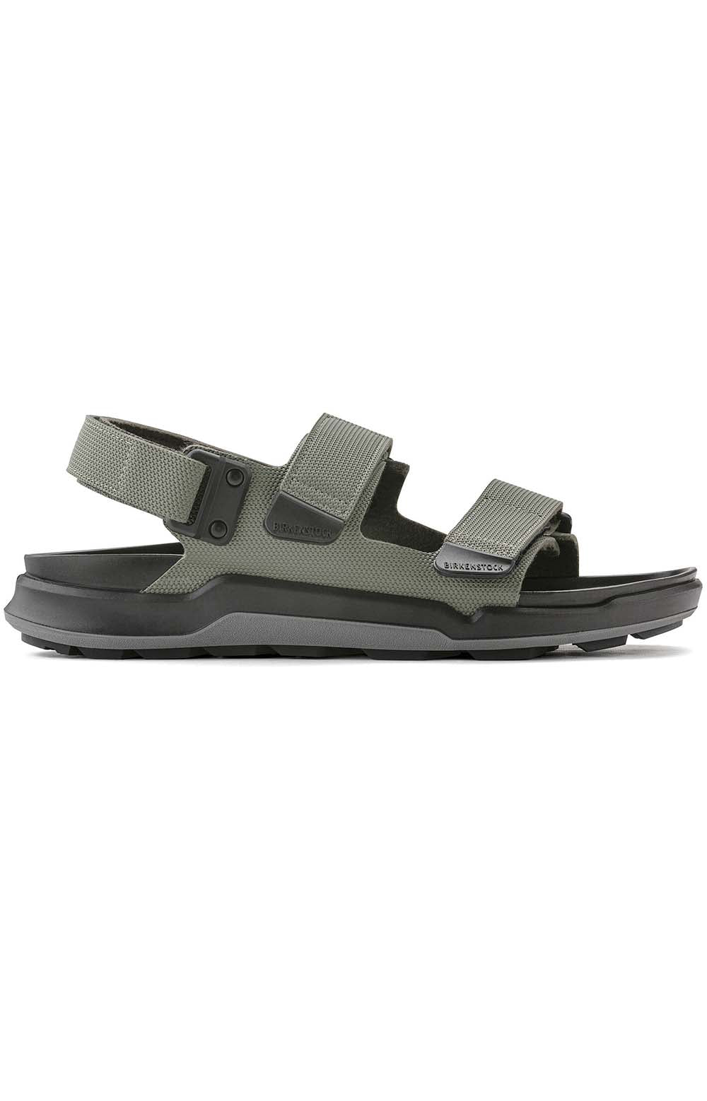 Close-up of the high-quality, adjustable straps and cushioned footbed