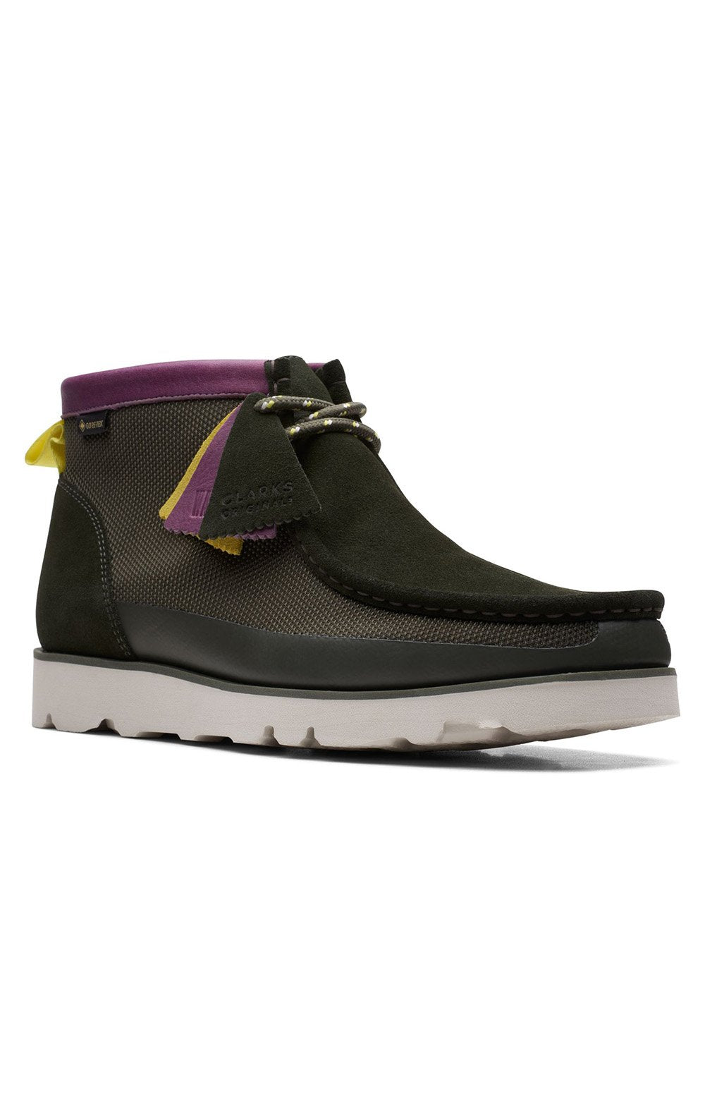 High-quality Wallabee 20 GTX Boots with a durable sole for all-weather use