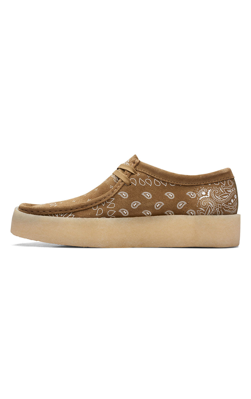  Stylish and comfortable dark olive print Wallabee Cup Shoes 