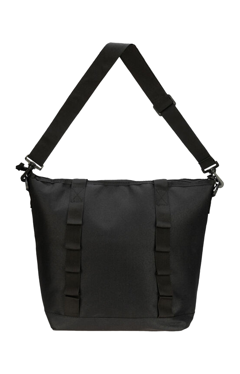 Cooler Tote - Black with Insulated Compartment and Adjustable Shoulder Strap