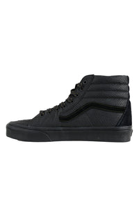 Thumbnail for High-quality Vans Sk8-Hi Shoes in blackout color with mono patchwork design