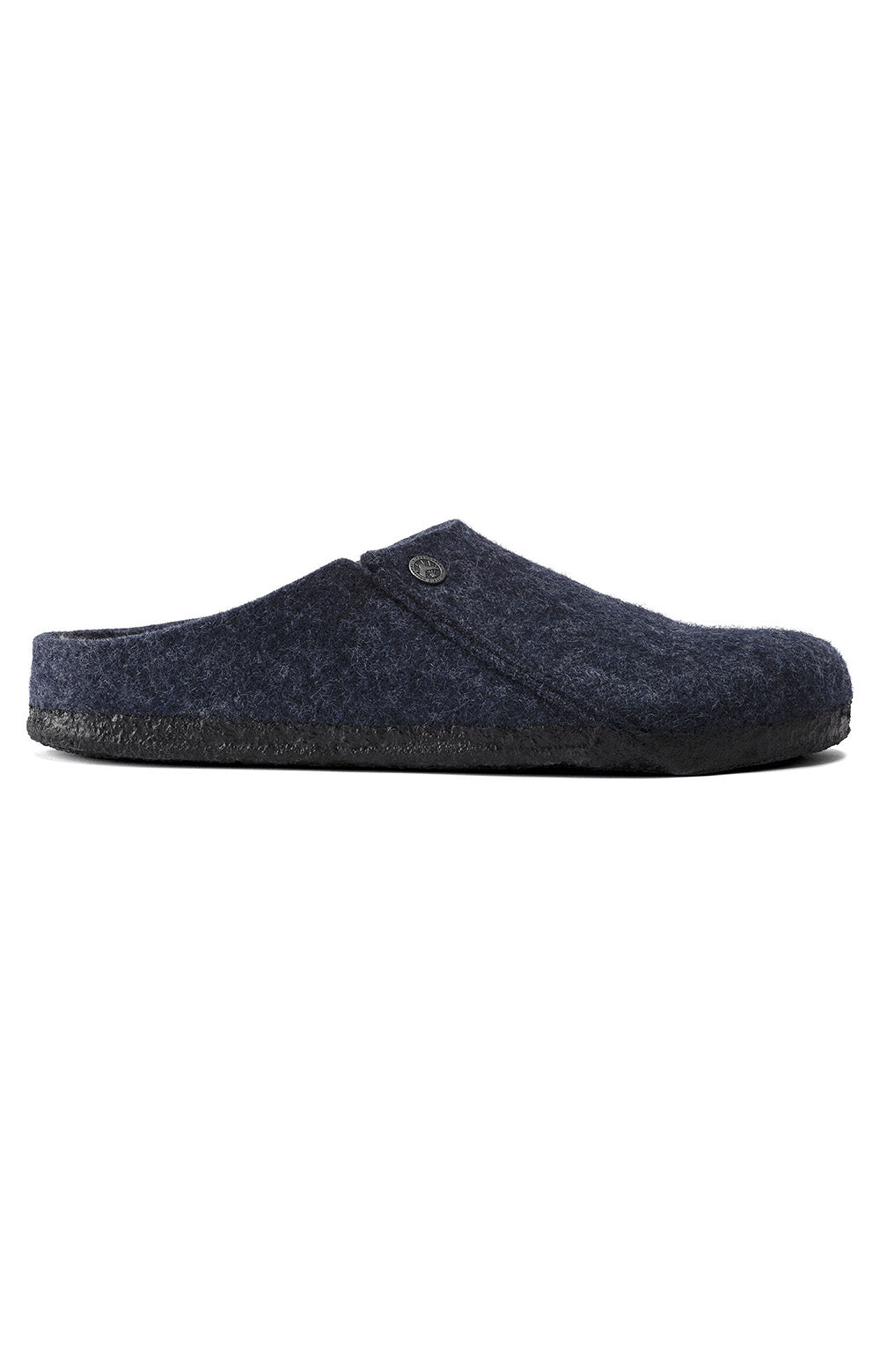 (1017535) Zermatt Shearling Wool Felt Slippers - Dark Blue, cozy and comfortable footwear for indoor use, featuring soft shearling wool and durable felt construction