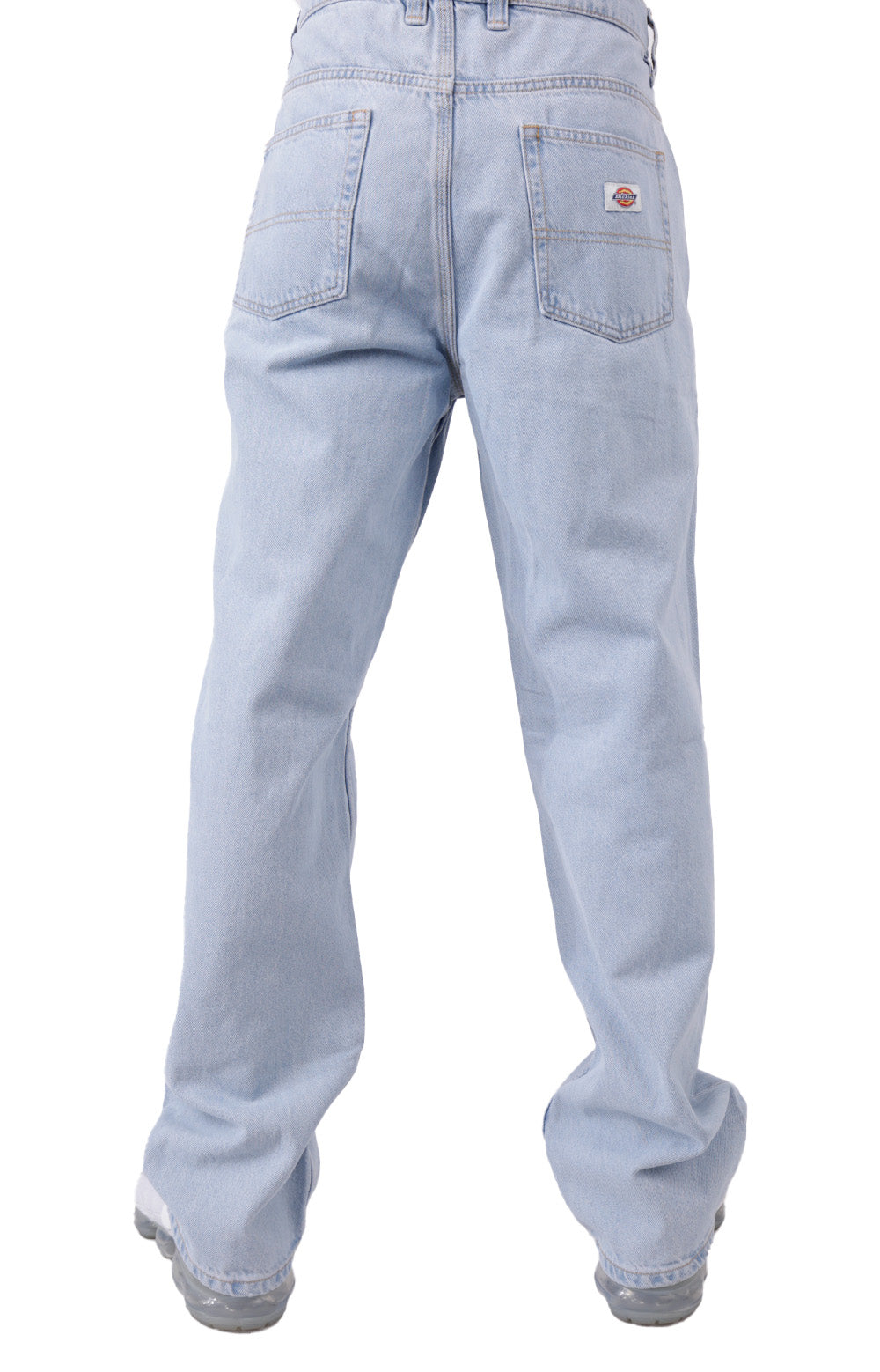 Stylish and durable light denim jeans with classic design