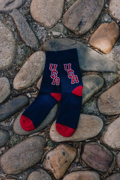 1968 Usa Crew Socks by American Trench – Don't Panic Shoes