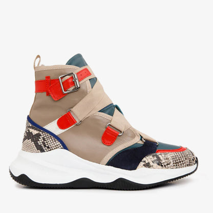 The Ottoman Multicolor Leather Ankle Women Boot Final Sale!