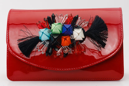 The Vigo Red Patent Leather Handbag