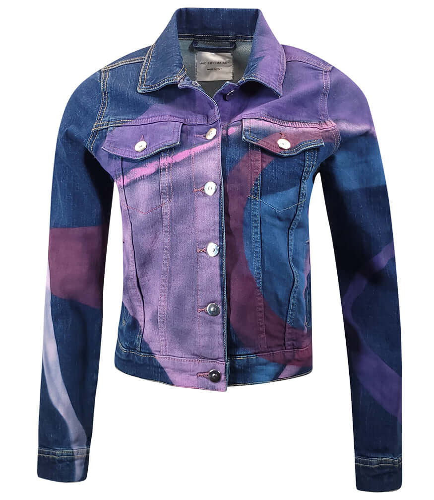 Madison Maison Marilyn Stretch Denim Cotton Multicolor Jacket
