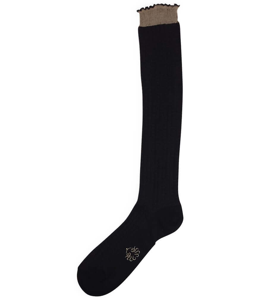 Madison Maison Alto Milano Black Gilma Long Sock