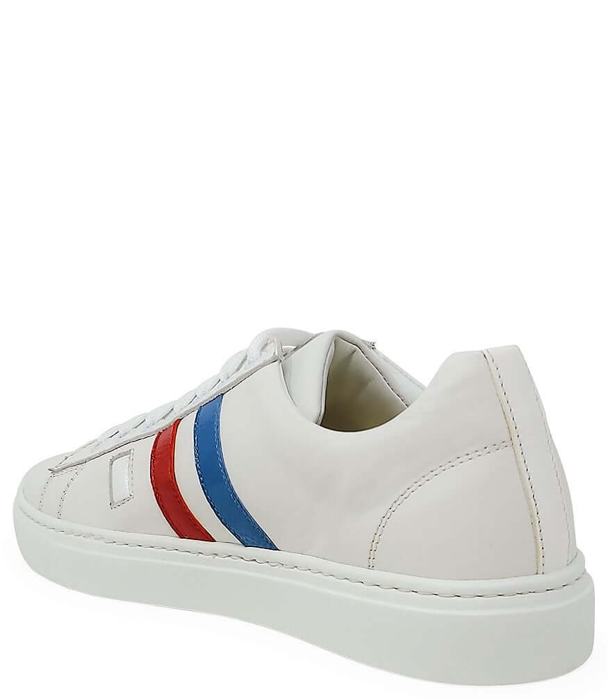 White Leather 3 Stripe Womens Sneaker