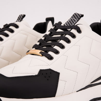 The Veneto White Leather Men Sneaker