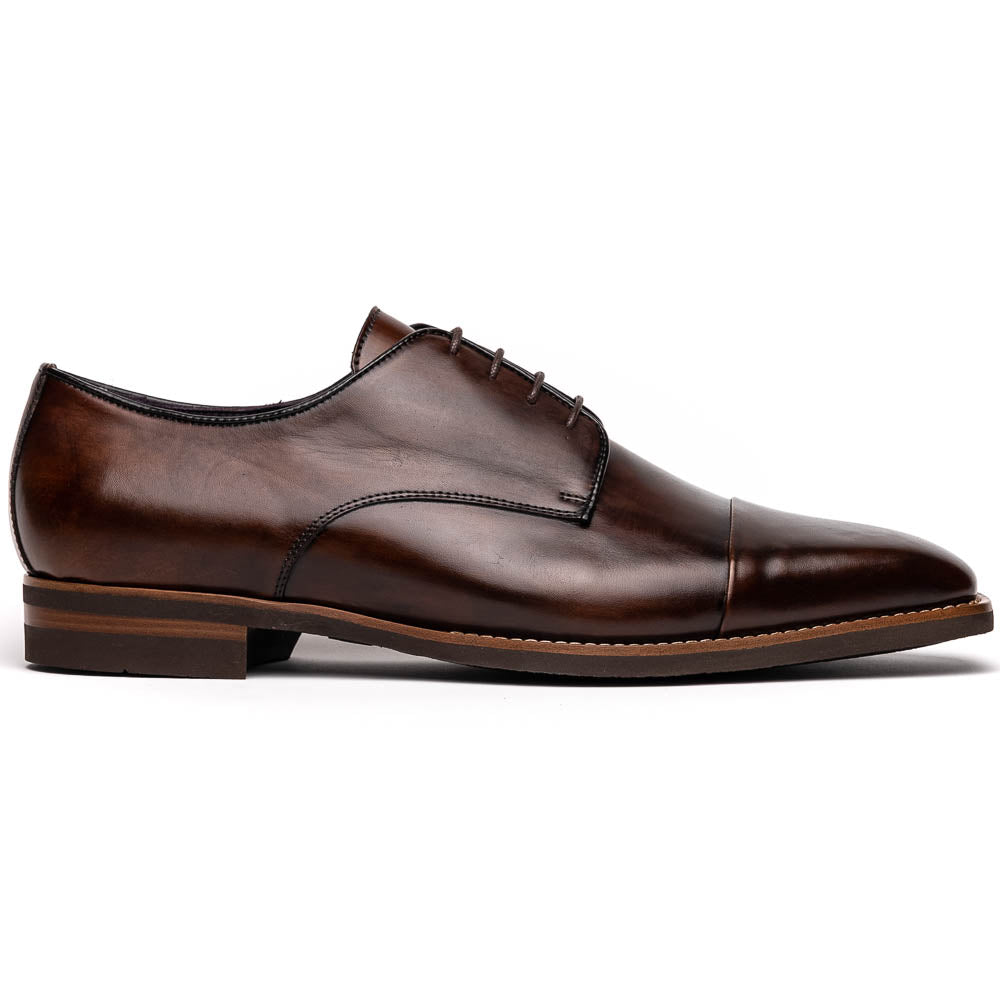 25 - 550 - Cst Enzo Italian Calfskin Cap Toe Chestnut Shop by Zelli Italia – Don't Panic Shoes