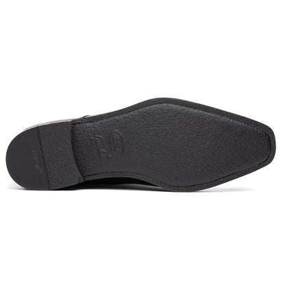 25 - 550 - Gry Enzo Italian Calfskin Cap Toe Burnished Black Shop by Zelli Italia – Don't Panic Shoes