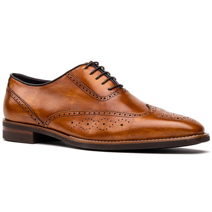 25 - 562 - Cml Stephano Wingtip Oxford Camel Shop by Zelli Italia – Don't Panic Shoes