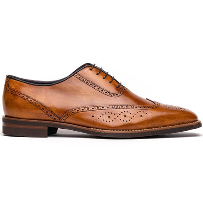 25 - 562 - Cml Stephano Wingtip Oxford Camel Shop by Zelli Italia – Don't Panic Shoes