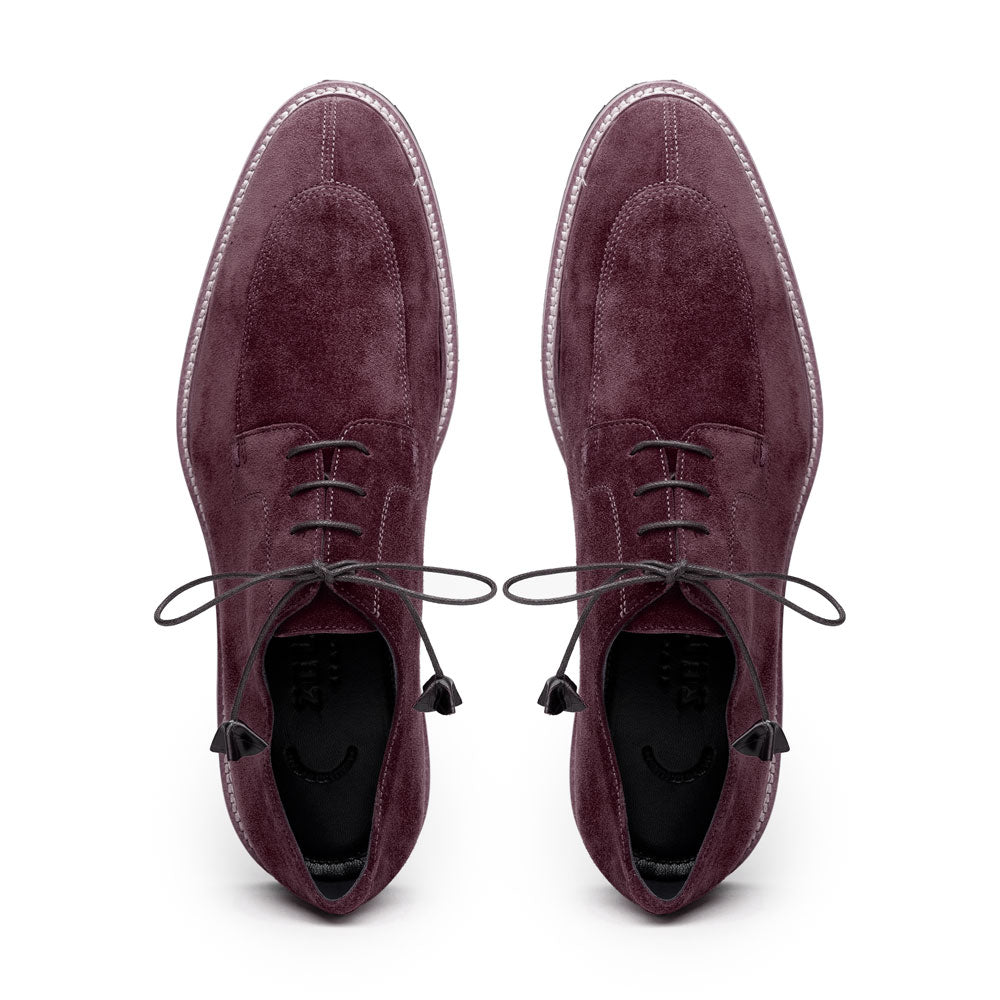 26 - 220 - Bdx Campo Sueded Goatskin Lace Up, Bordeaux Sale by Zelli Italia – Don't Panic Shoes