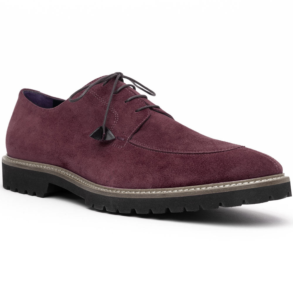 26 - 220 - Bdx Campo Sueded Goatskin Lace Up, Bordeaux Sale by Zelli Italia – Don't Panic Shoes